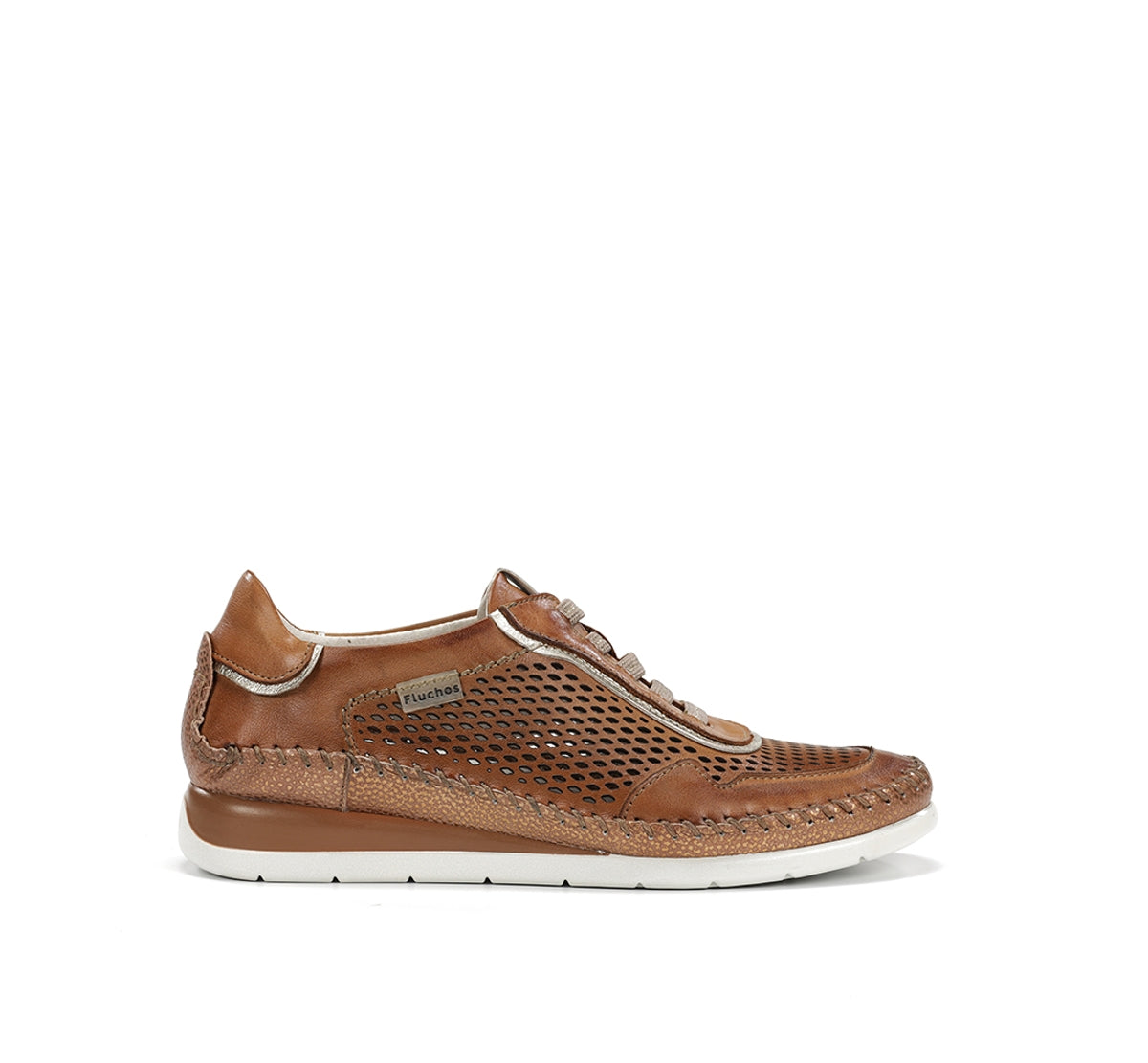 Fluchos Sella F2143 basket femme marron compensée