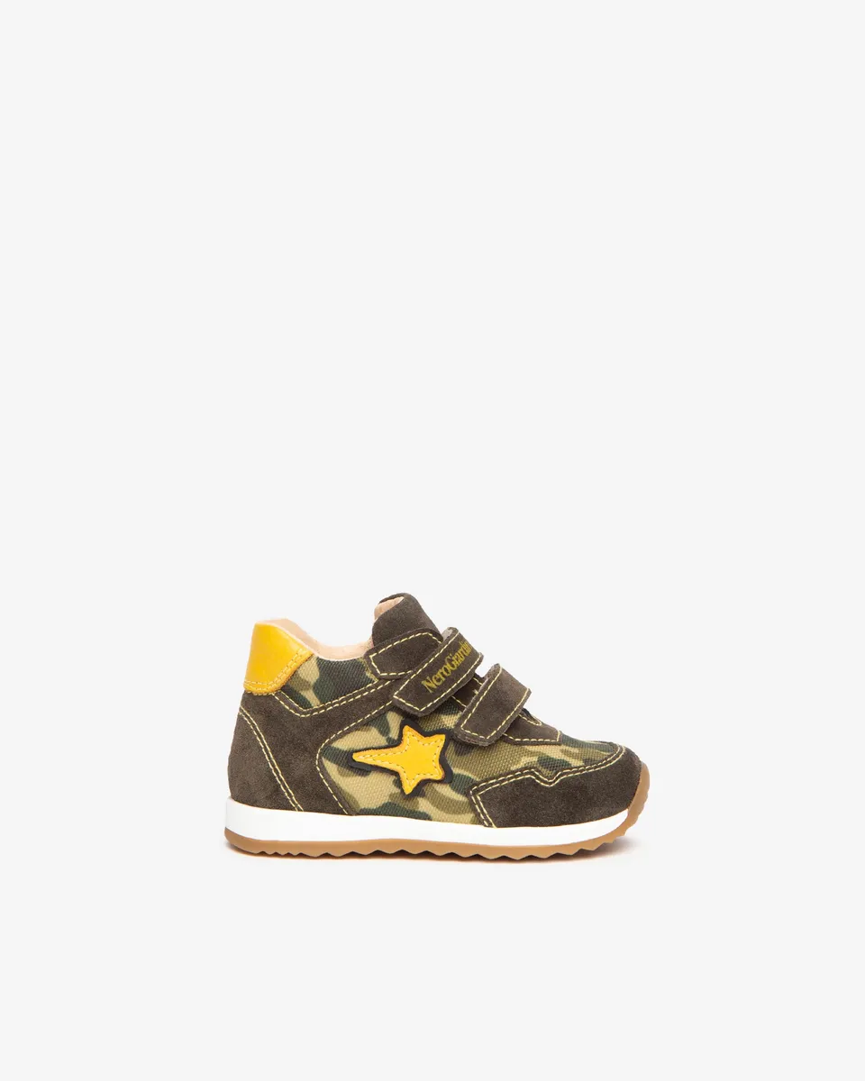 Nero Giardini Sneakers baskets bébé daim camouflage