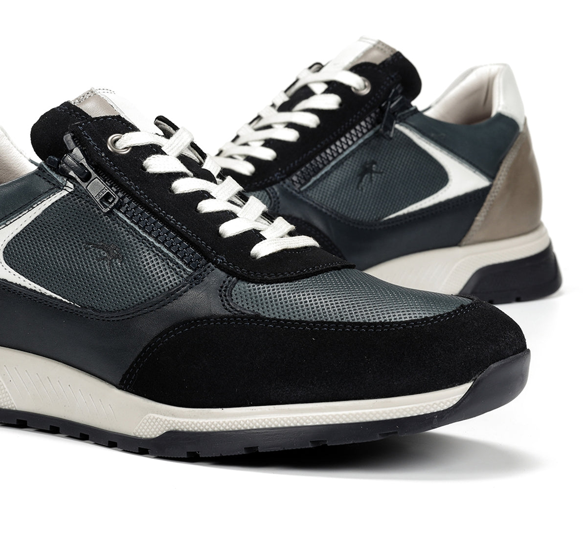 Fluchos Louis F2191 basket bleue homme cuir