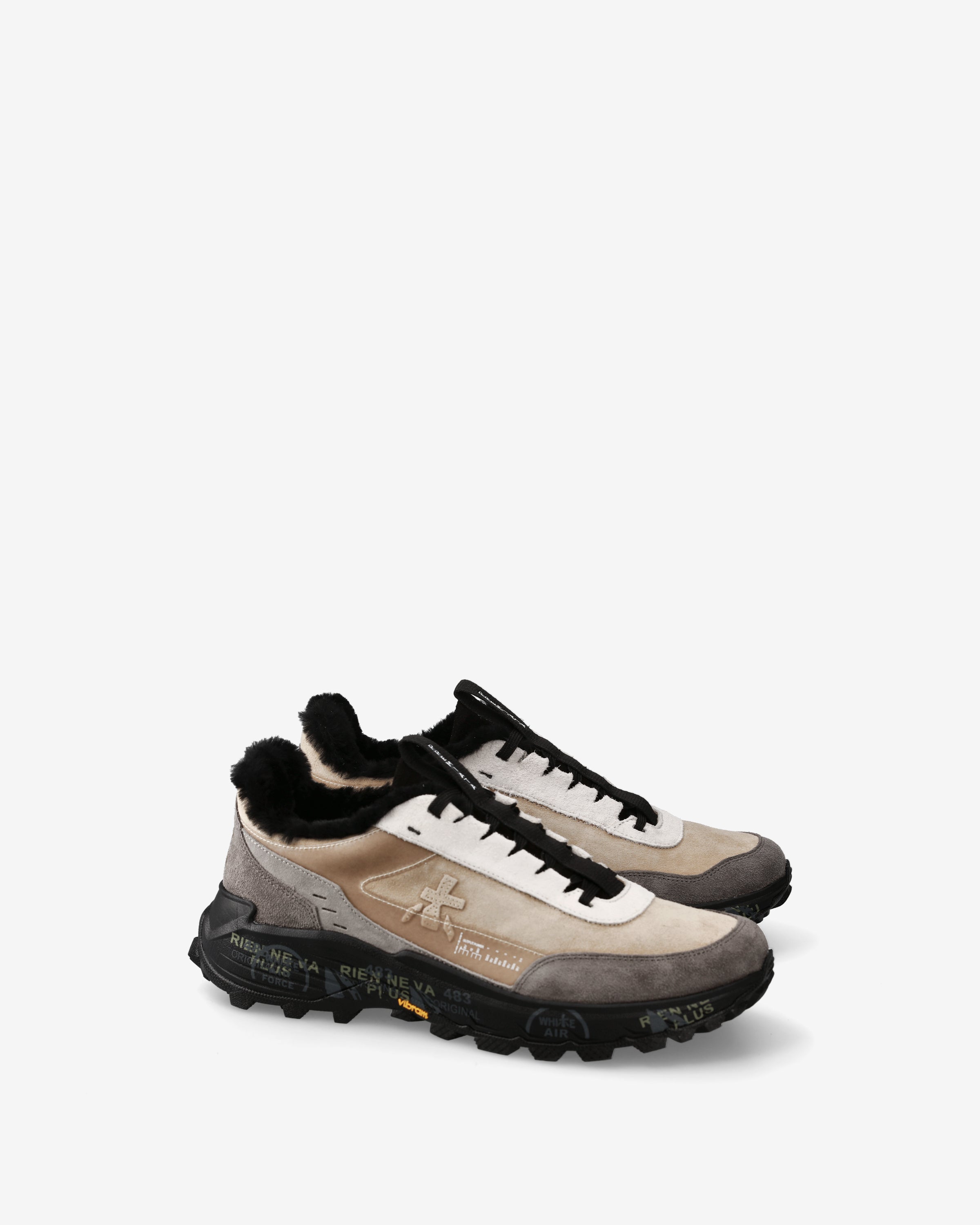Premiata Devin 434m sneakers beige vibram homme