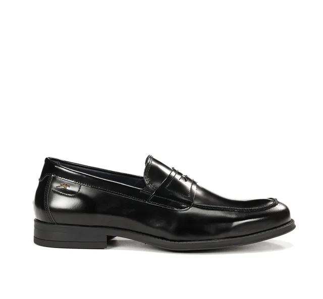 Fluchos Arthur F1933 mocassins homme noir cuir