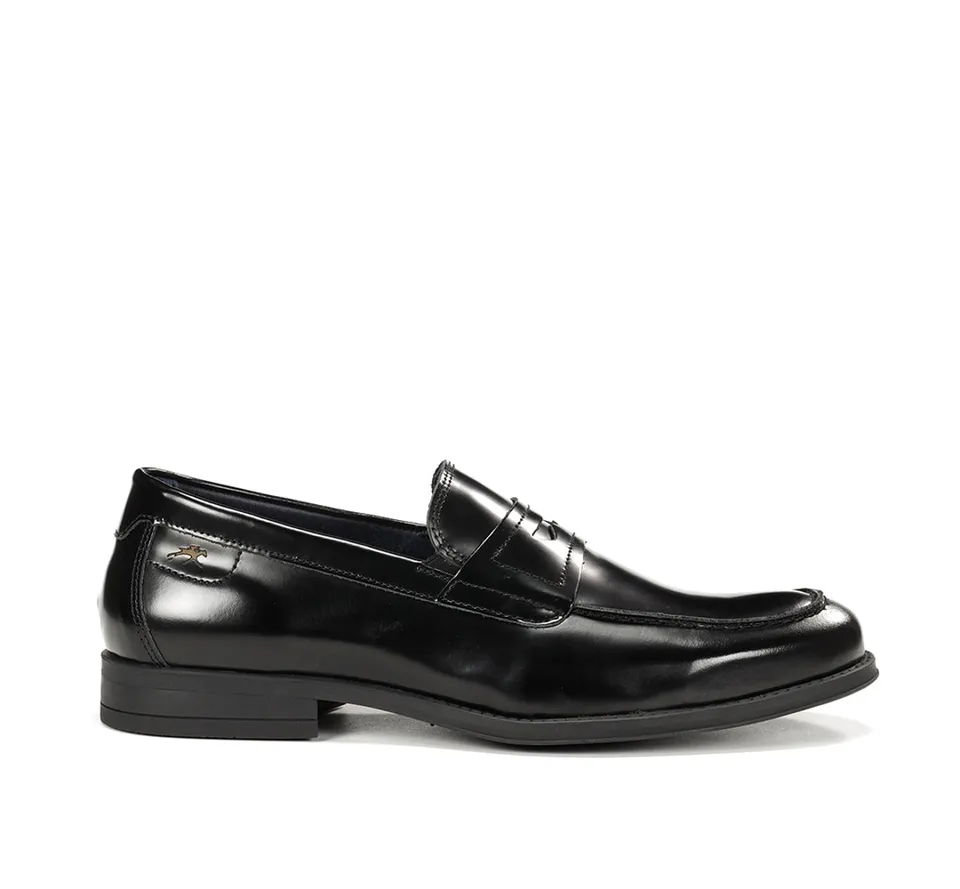 Fluchos Arthur F1933 mocassins homme noir cuir