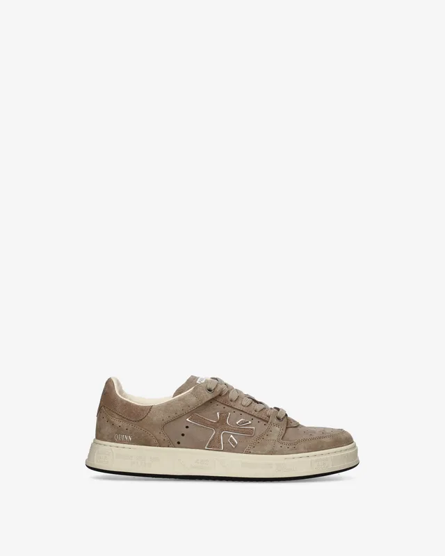 Premiata Quinn 8652 baskets beige cuir et daim