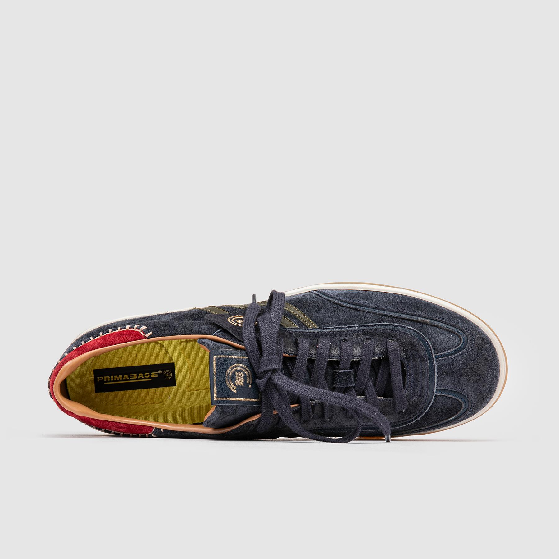 Primabase Duke baskets cuir noir homme