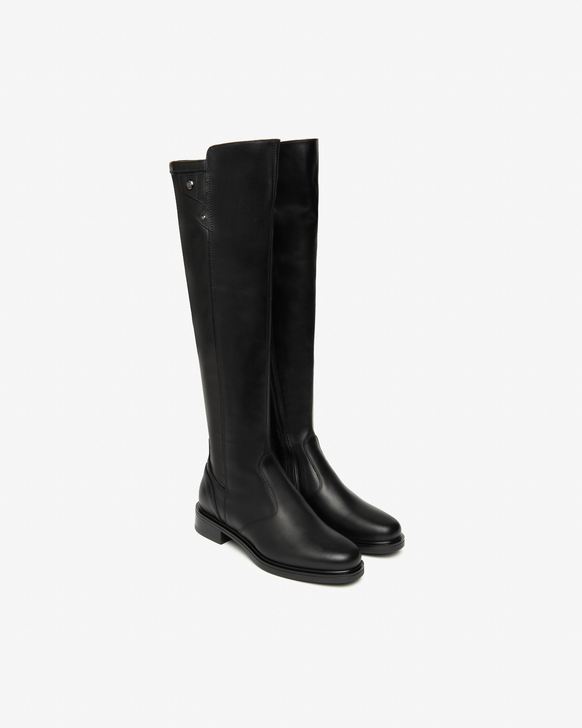Nero Giardini Boots bottes cuir femme talon 30 mm