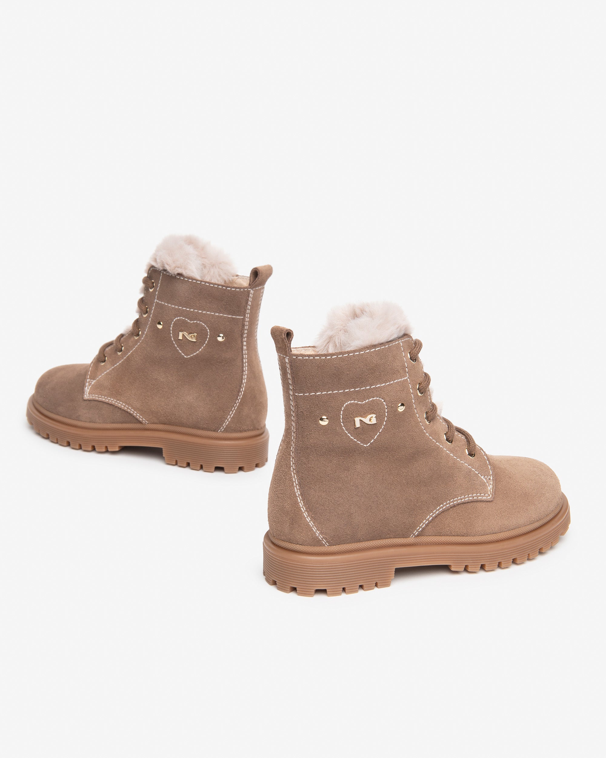 Nero Giardini Combat Boots bottines fille tissu