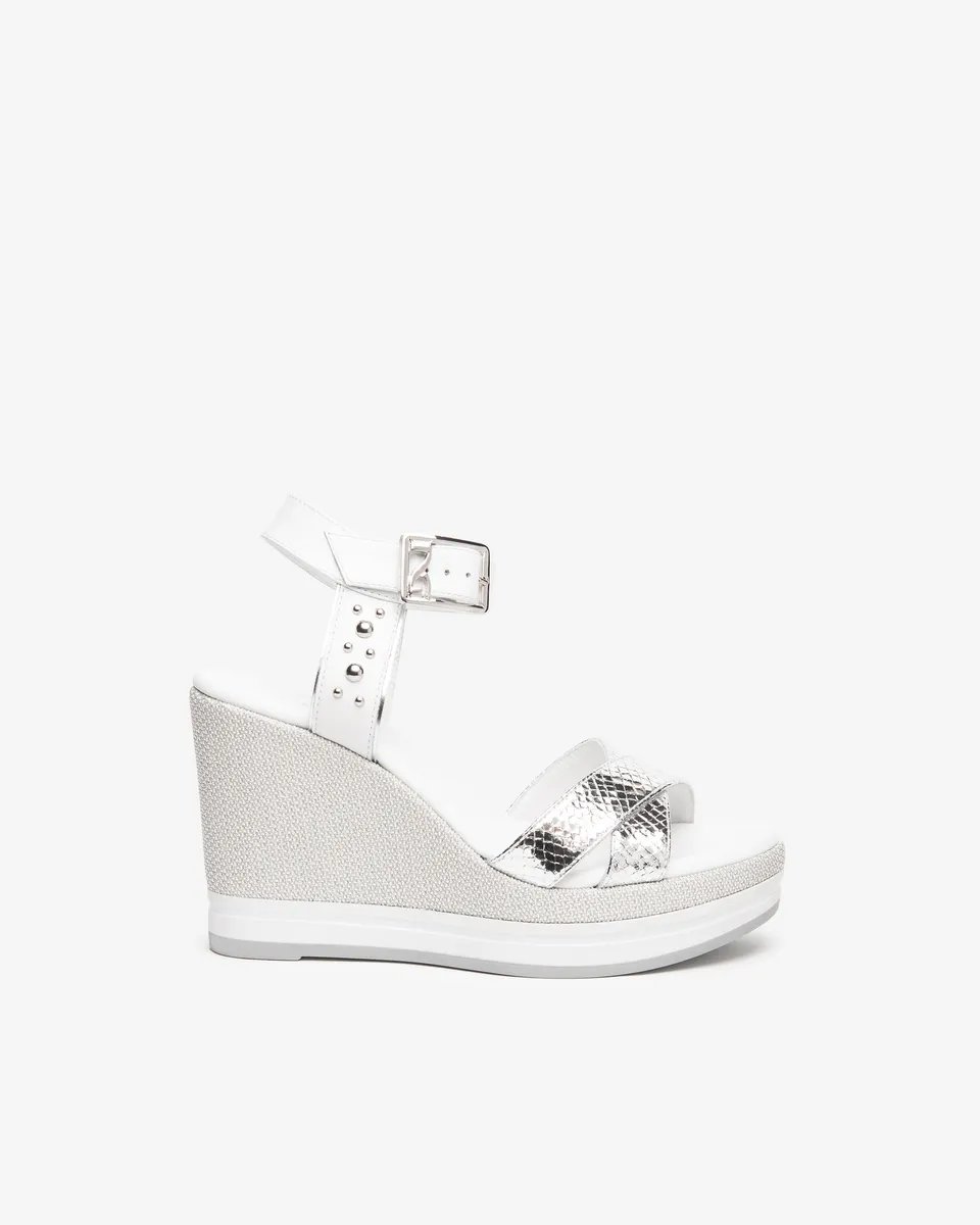 Nero Giardini Sandals Sandales Cuir Compensées Femme Été