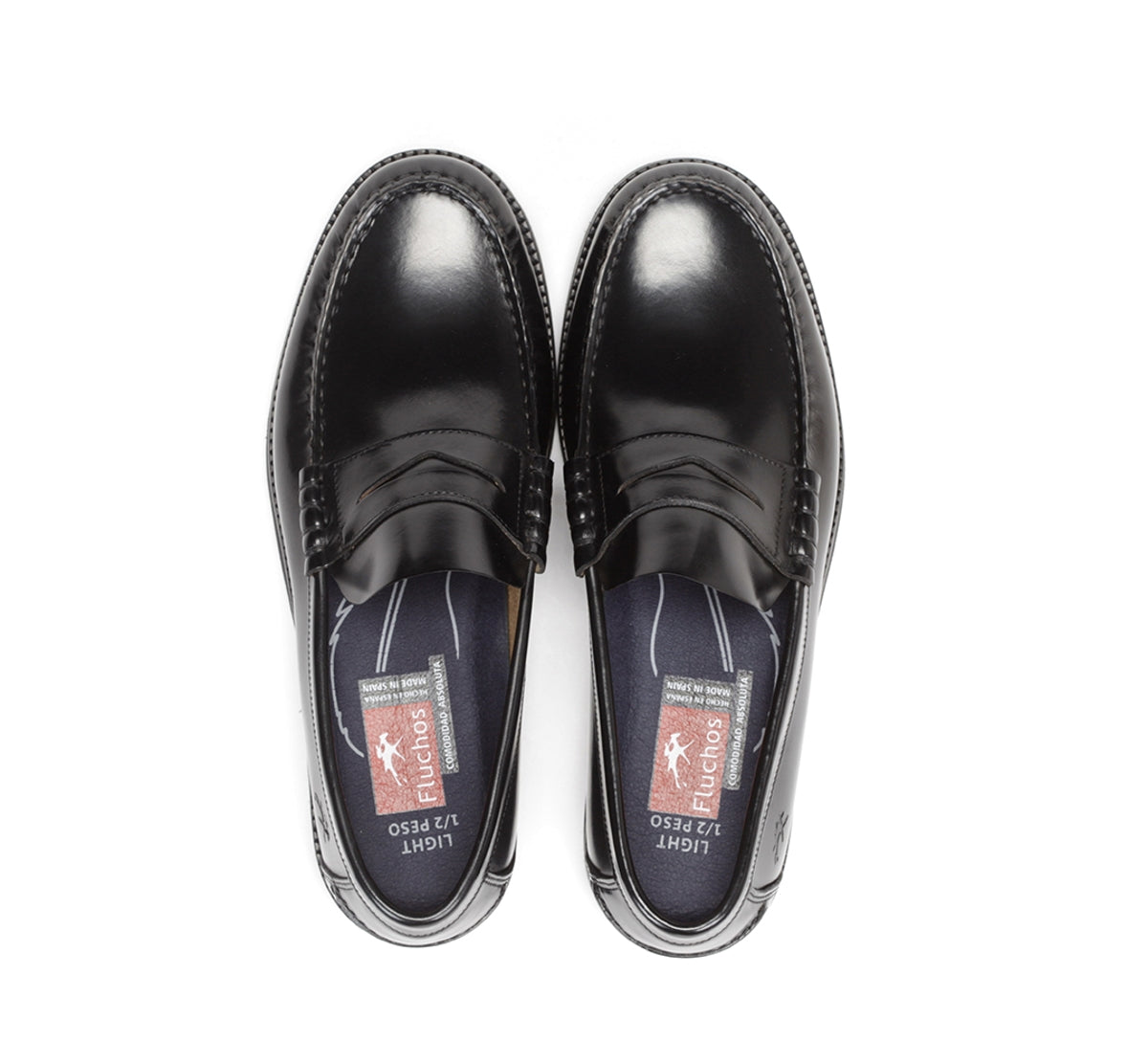 Fluchos Mocasines Stamford F0047 mocassins noir 42 cuir