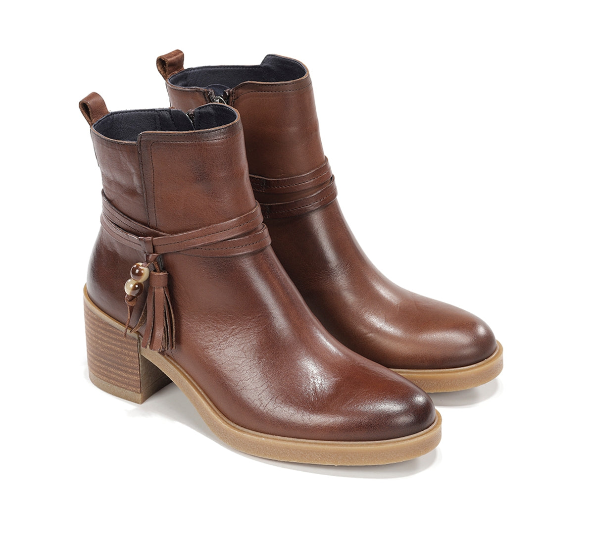 Dorking Aroma D9756 Bottines Marron Femme Cuir