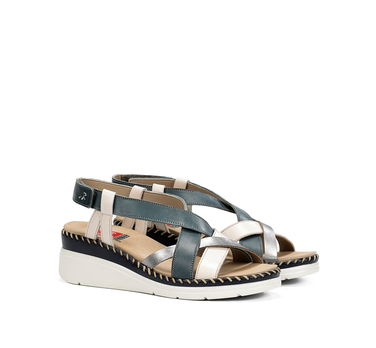Fluchos Leza F2135 sandale bleue femme
