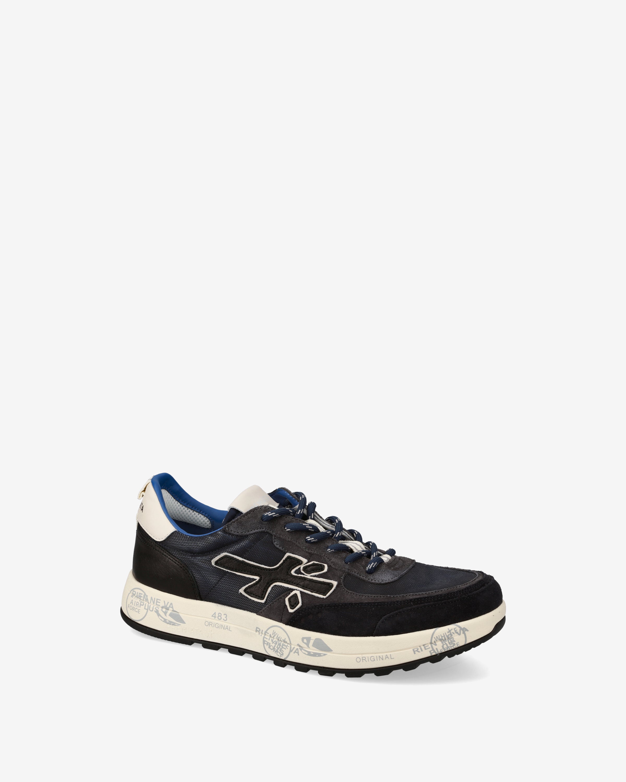 Premiata Nous 7726 sneakers homme bleu daim cuir