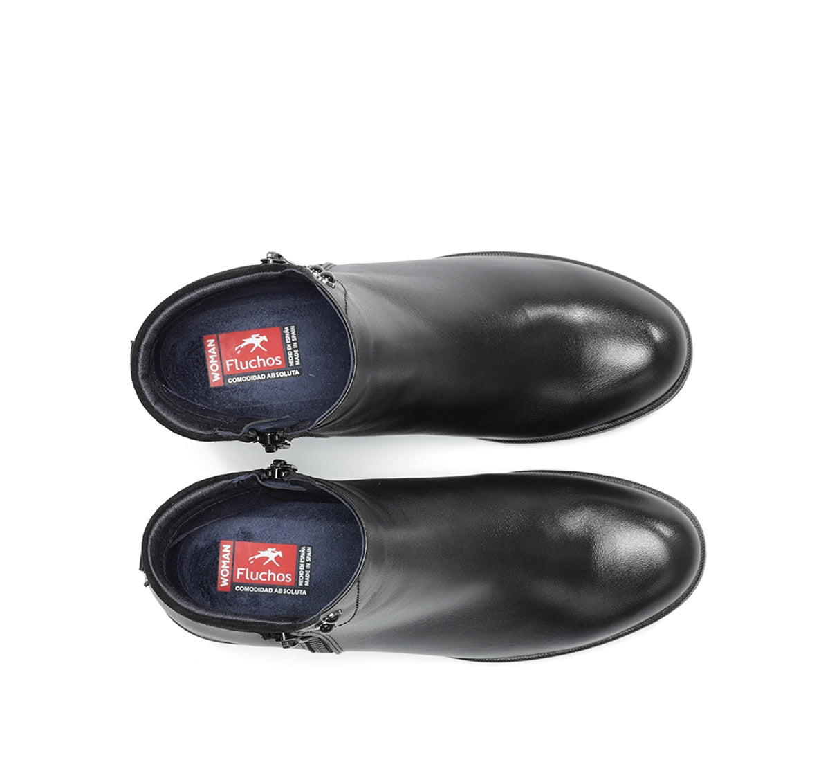 Fluchos Fugaz F2102 bottine noire femme à talon