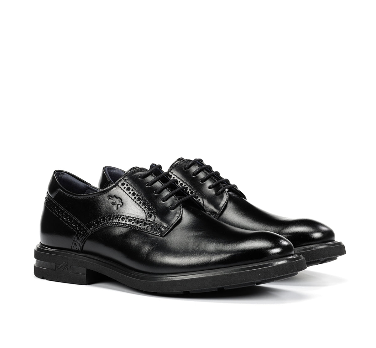 Fluchos Zapatos Belgas F0630 chaussures noires cuir
