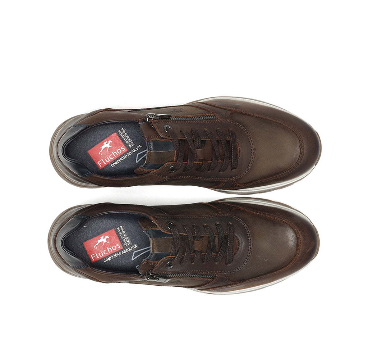 Fluchos Louis F1603 baskets homme marron cuir