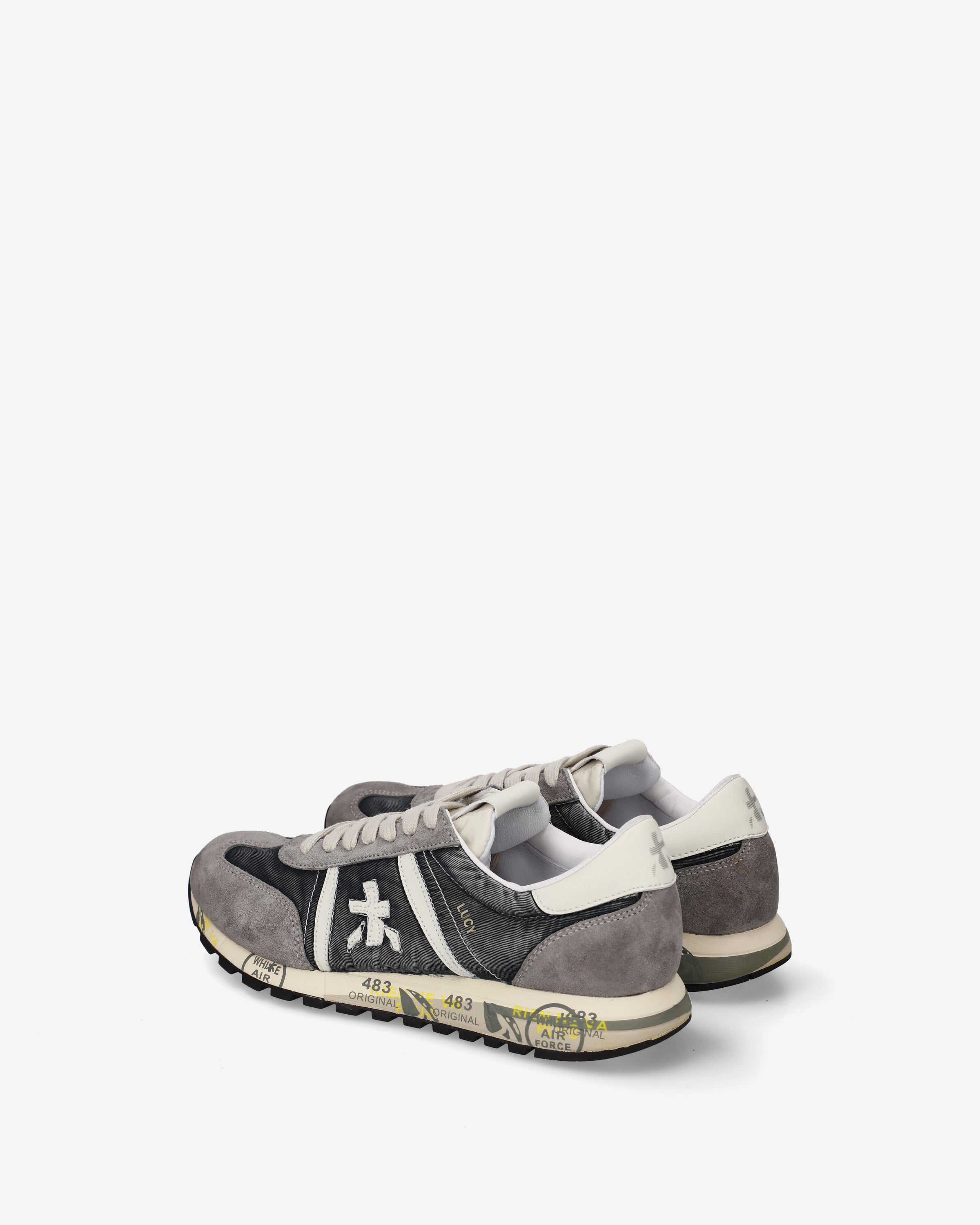 Premiata Lucyd 8416 sneakers grises daim pointure 38