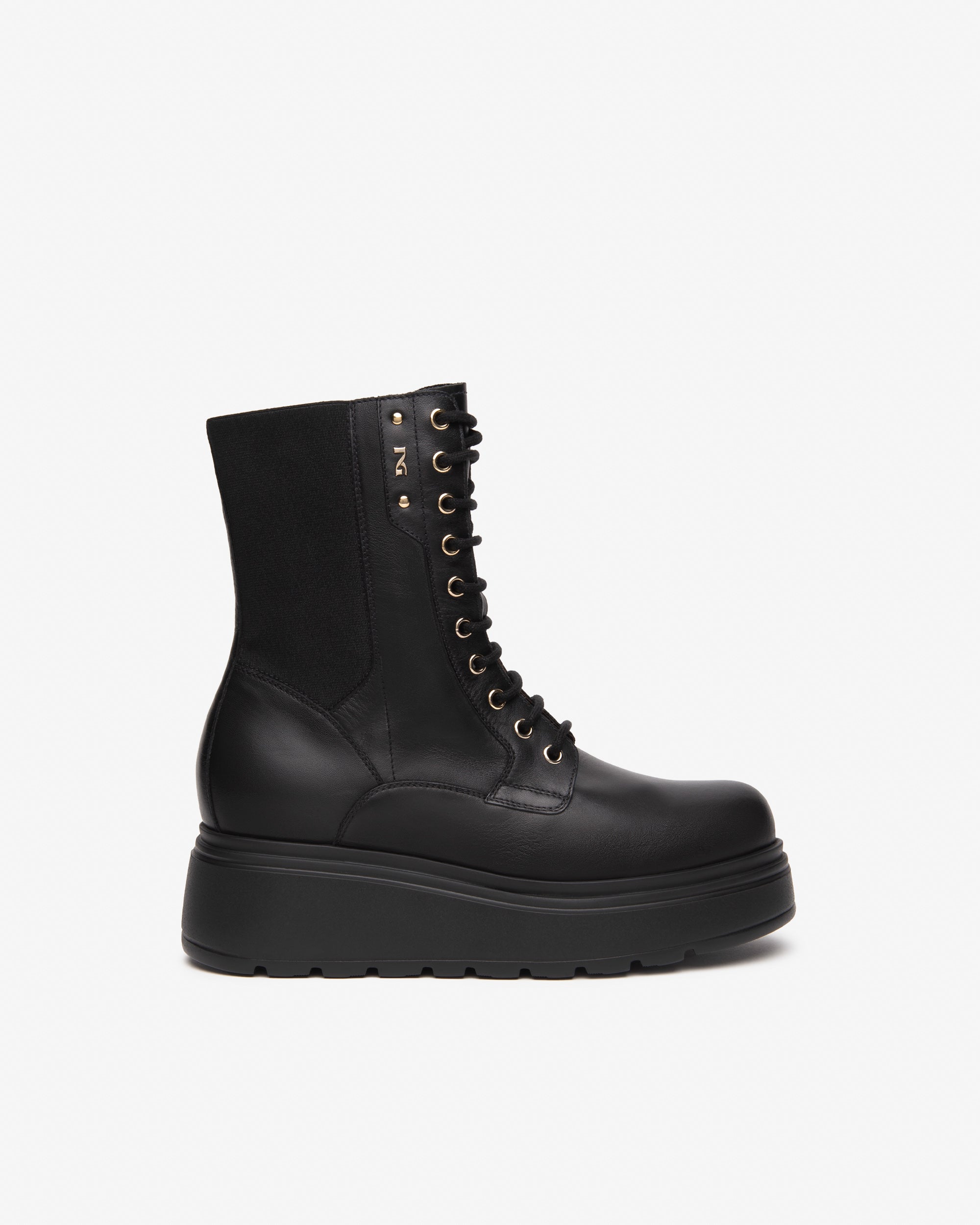 Nero Giardini Combat Boots rangers cuir femme hiver