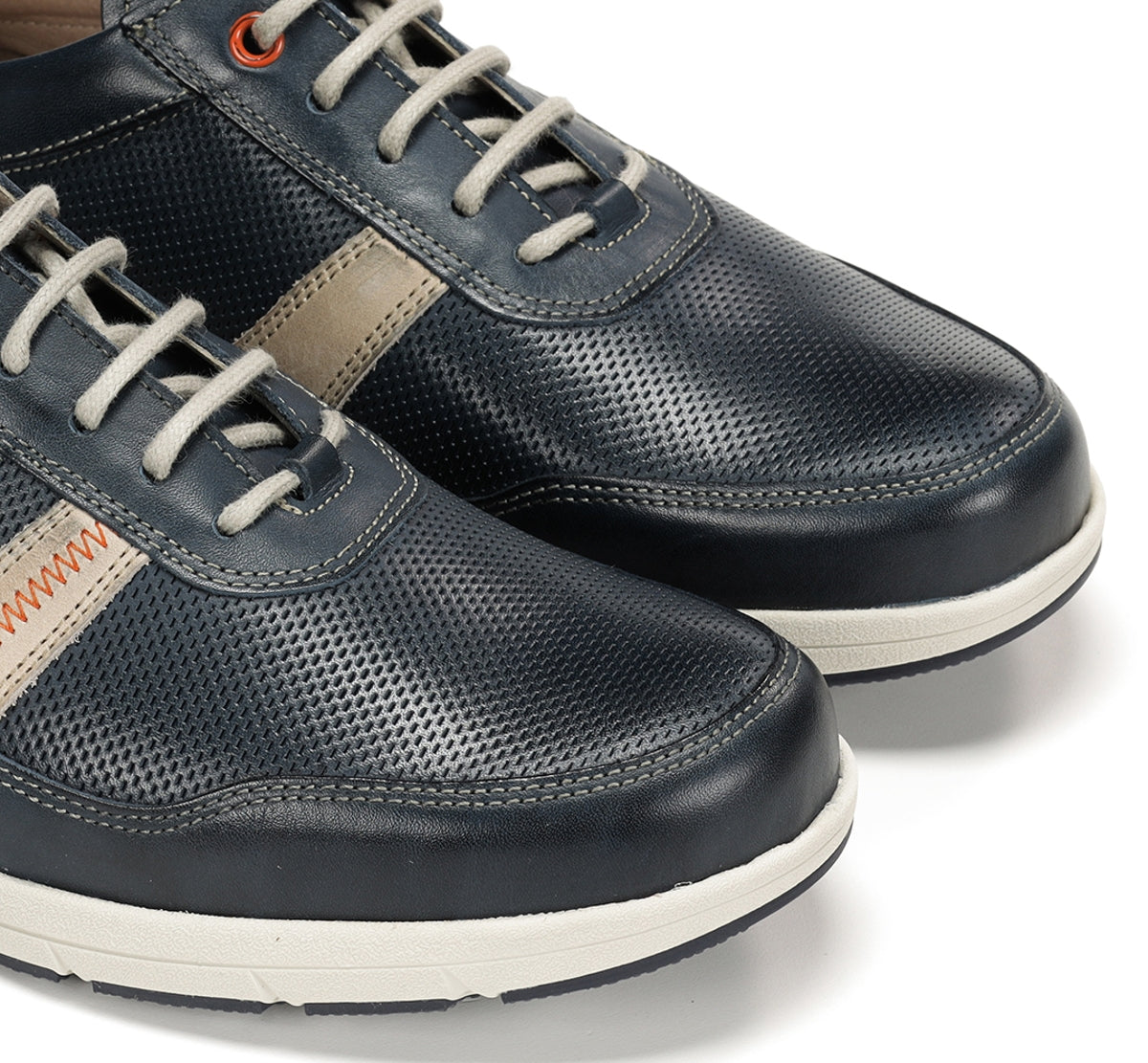 Fluchos Kai F1991 baskets bleu homme cuir léger