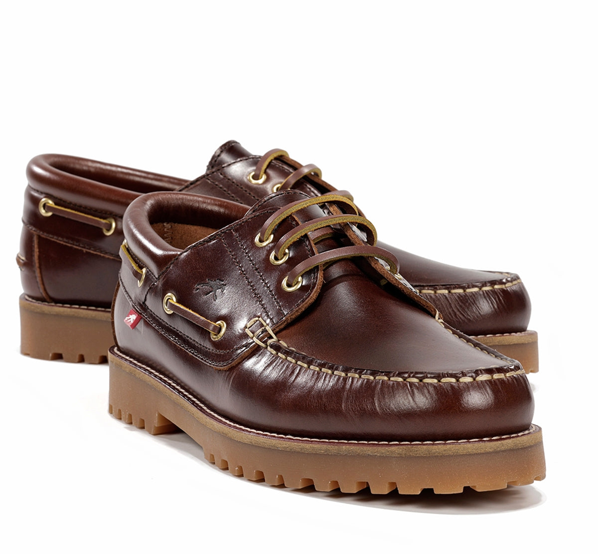 Fluchos Scott F0054 Chaussures Bateau Homme Marron