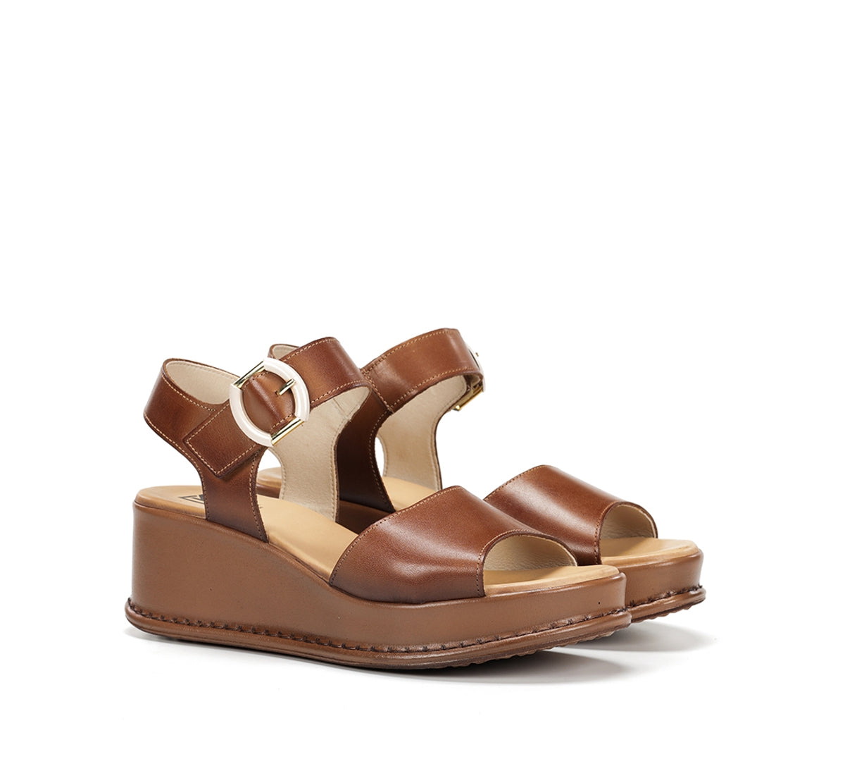 Dorking Windy D9649 Sandales Marron Femme Cuir