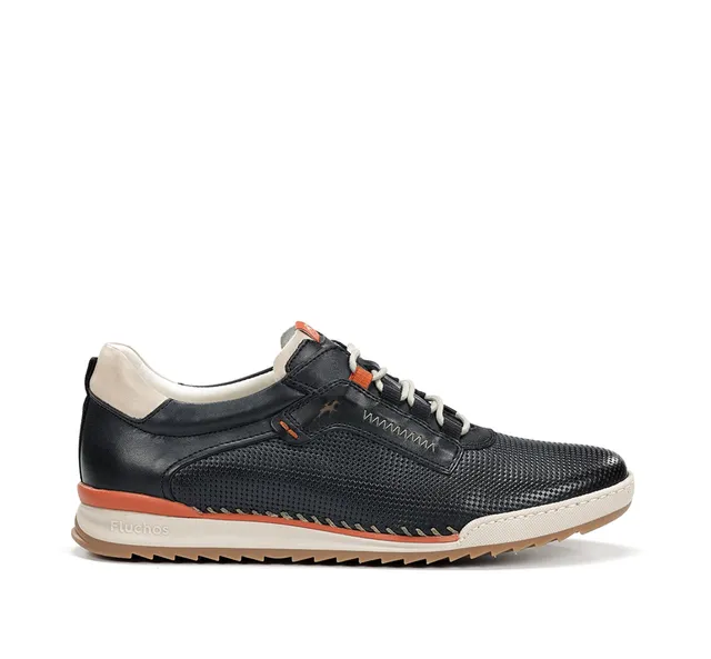 Fluchos Elder F2178 baskets bleu homme confort