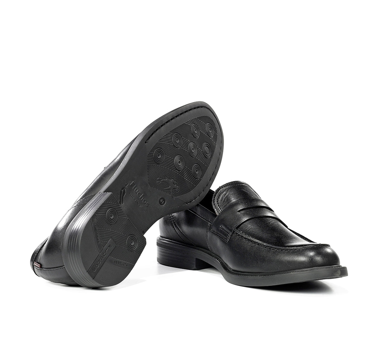 Fluchos Adrien F2496 Mocassin Noir Homme Cuir