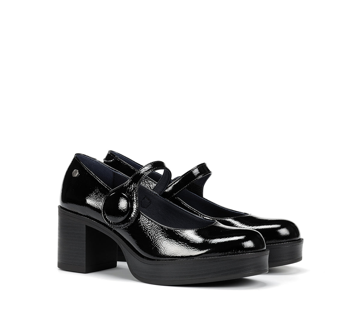 Dorking by Fluchos Bowy D9588 Chaussure Noire Femme Talon