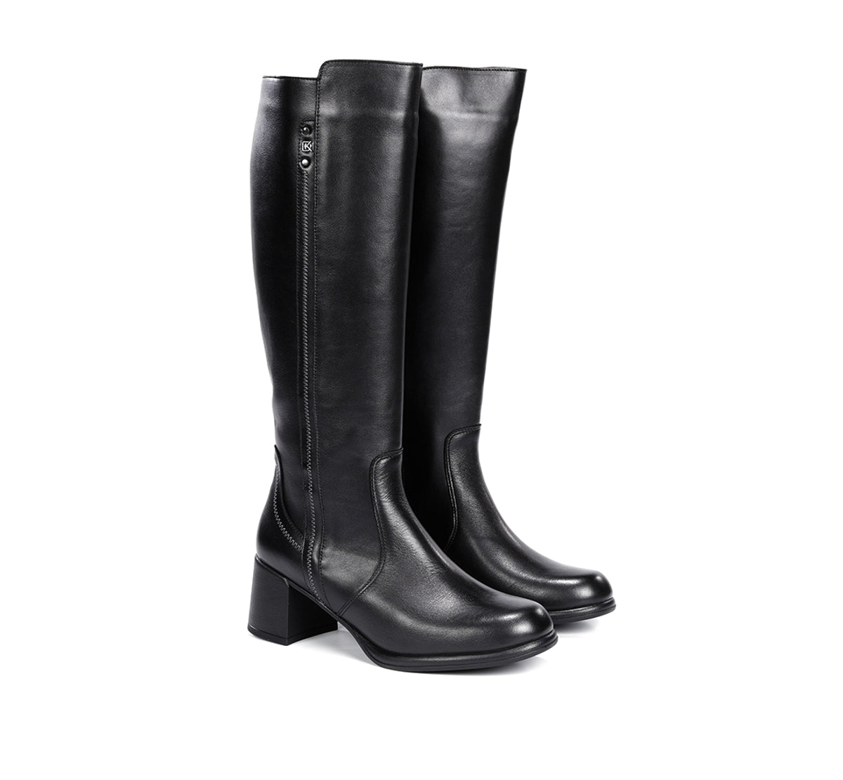 Dorking Frixe D9820 bottines noires cuir femme