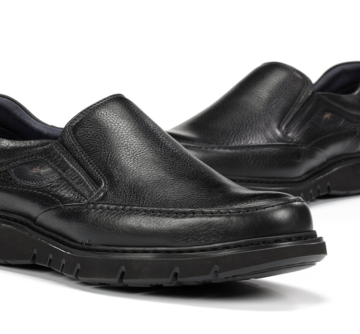 Fluchos Celtic F0249 slip on homme noir cuir