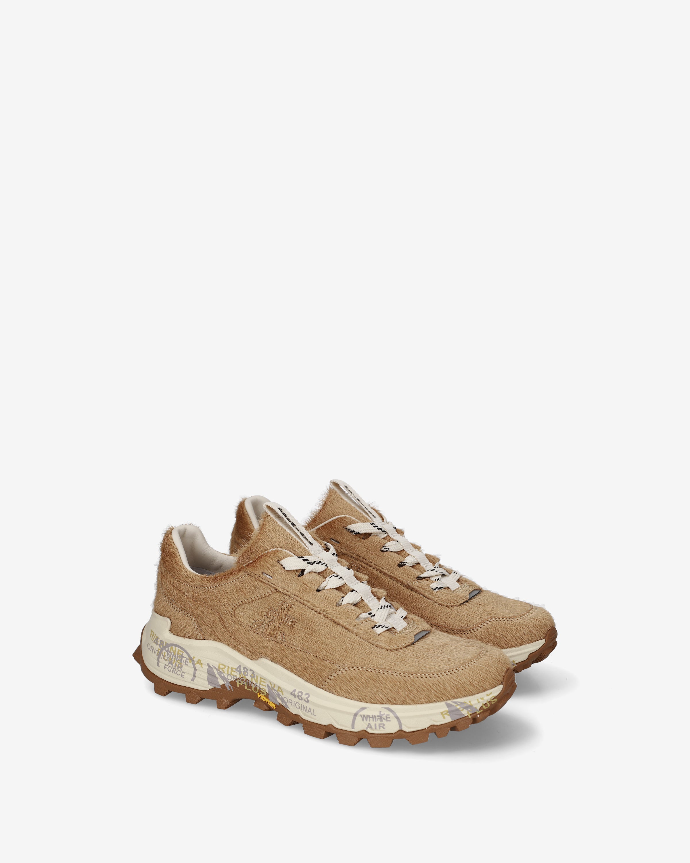 Premiata Devind 505 sneakers pony beige femme