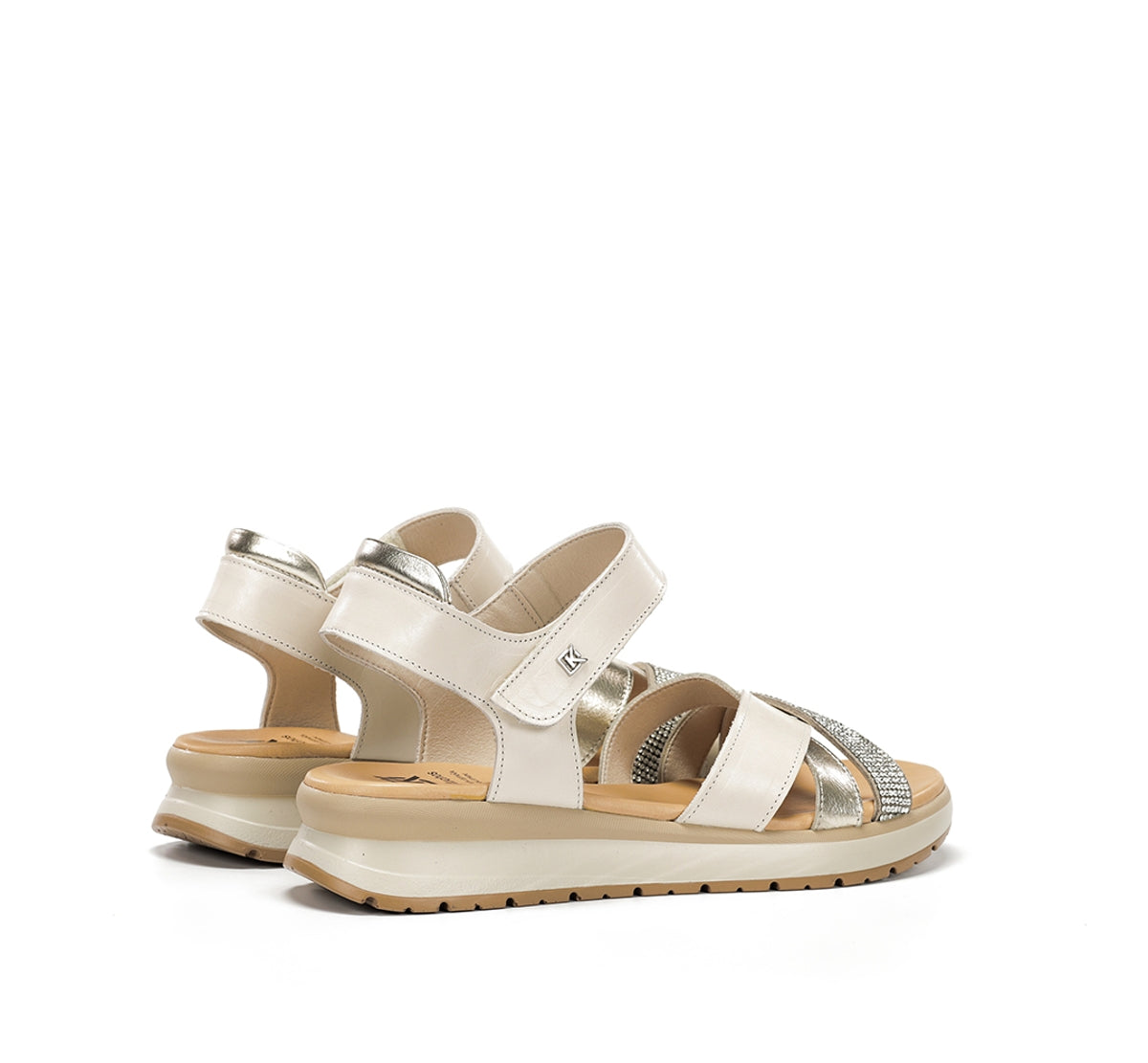 Dorking Ter D9728 sandales blanches femme confort