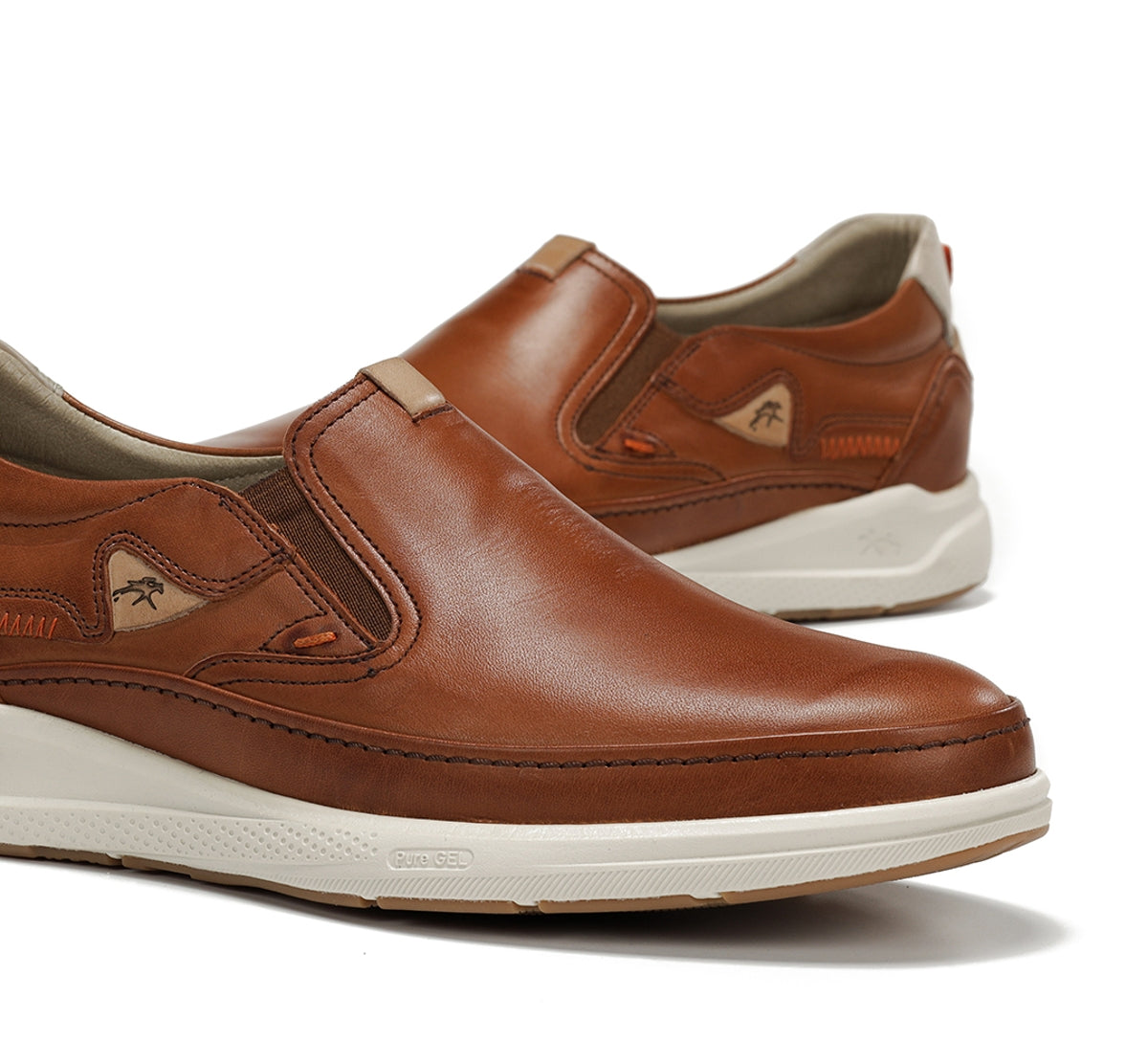 Fluchos Kadir F2445 slip on marron homme cuir