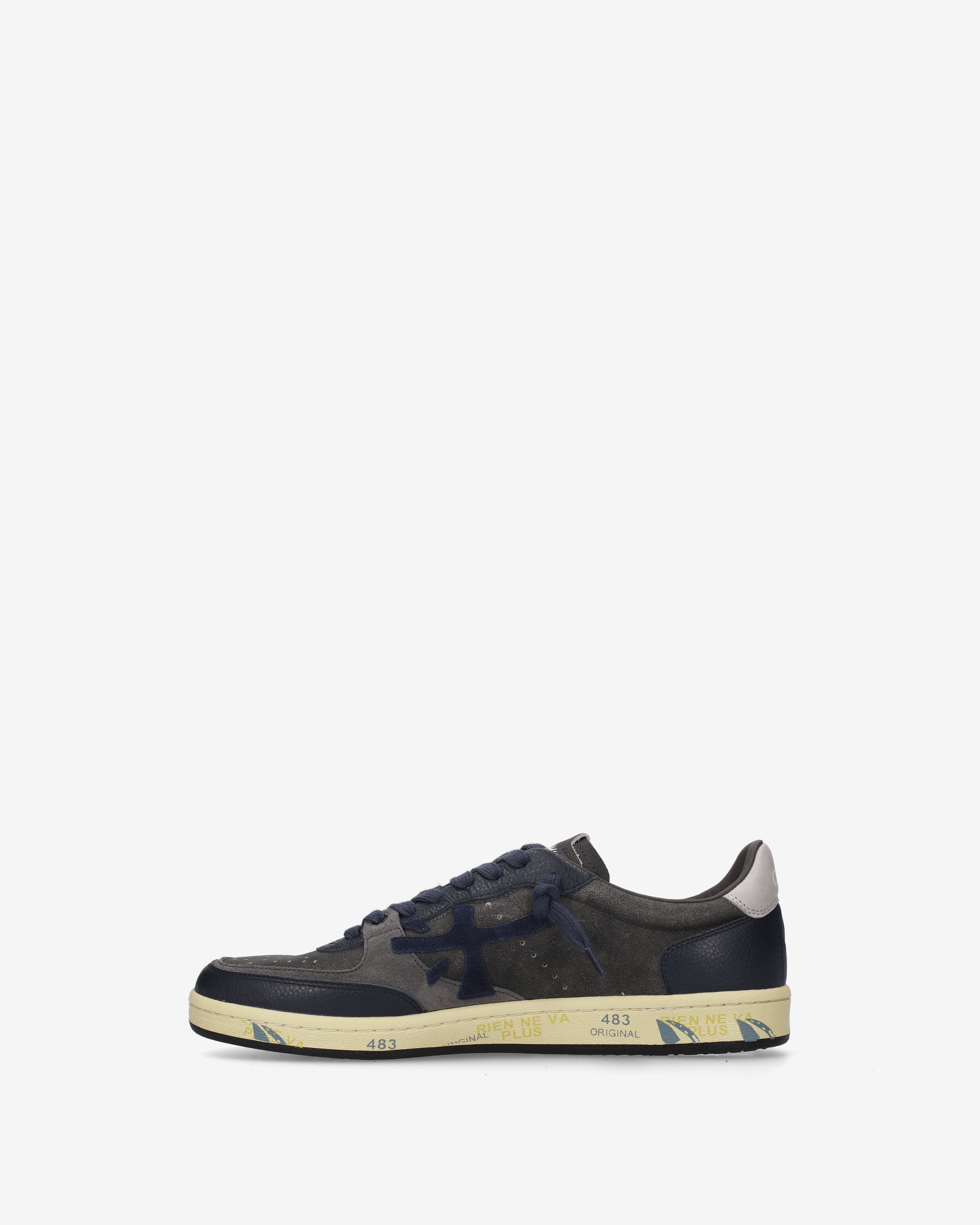 Premiata Bskt Clay 8444 baskets gris marine homme