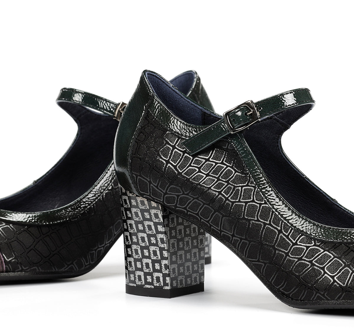 Dorking Rodin D8669 chaussures femme noir confort