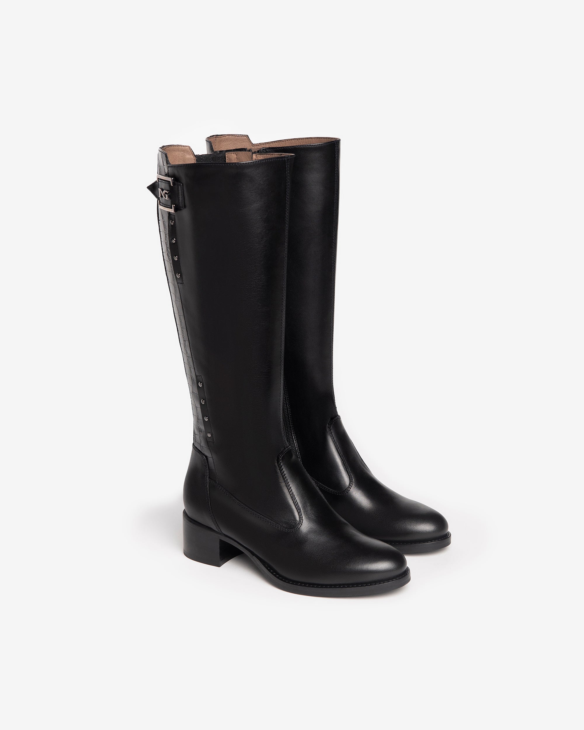 Nero Giardini Boots bottes cuir femme DryGo hiver