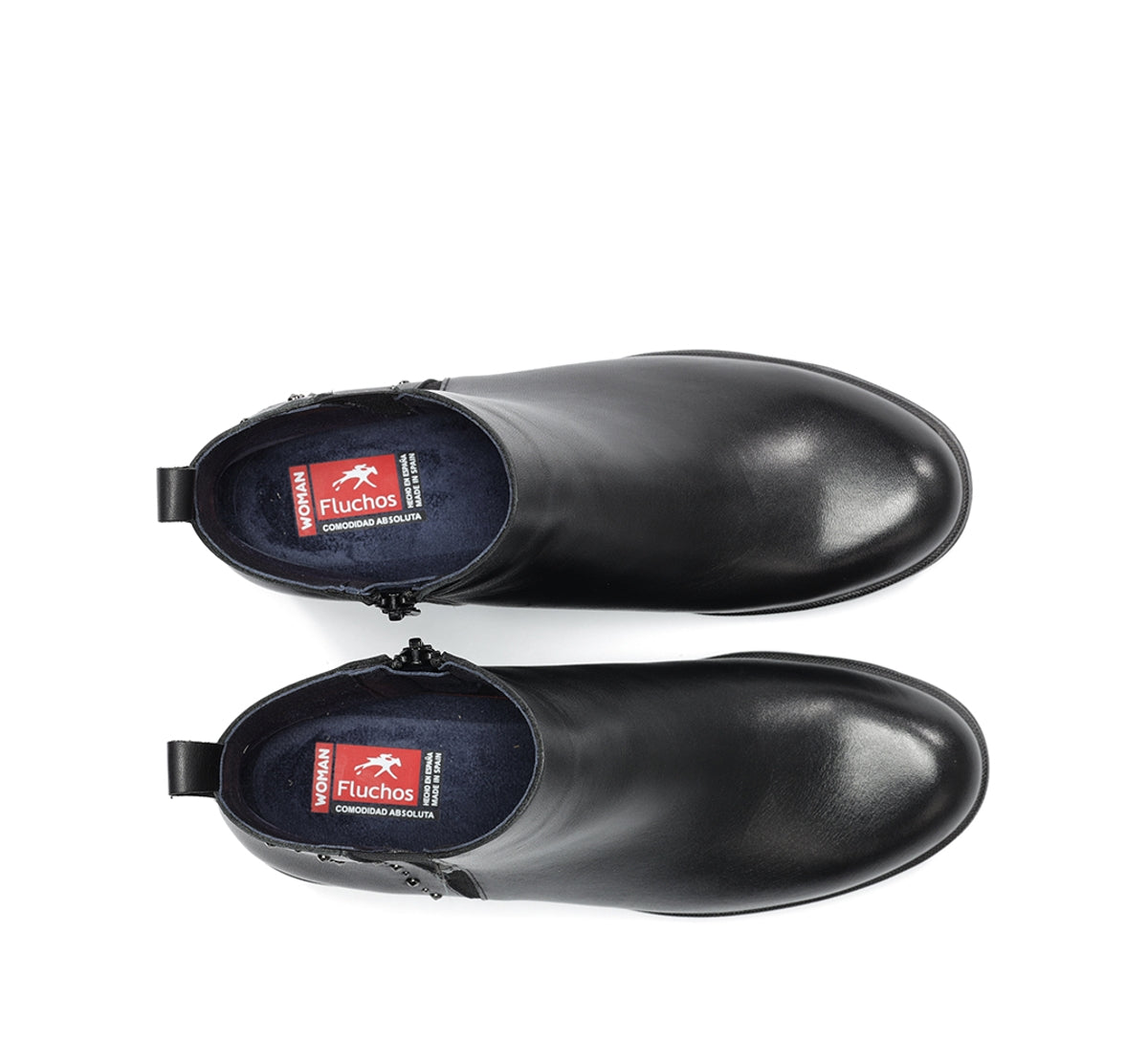 Fluchos Fugaz F2109 bottines femme noir talon track