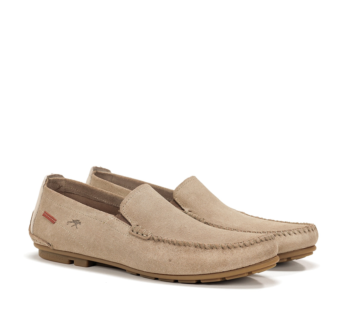 Fluchos Dorian F1091 mocassins taupe cuir