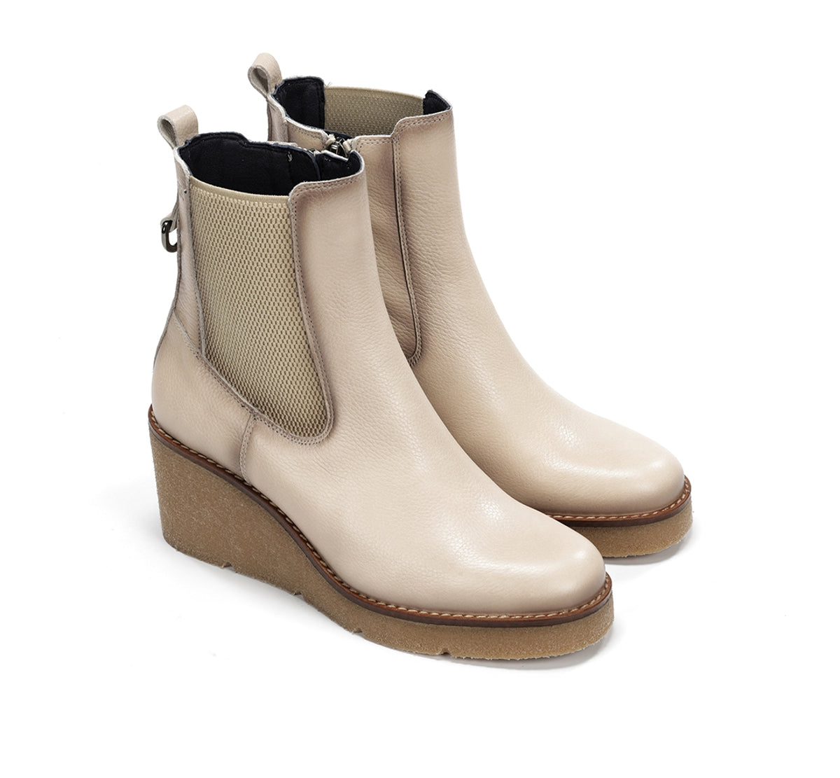 Dorking by Fluchos Lalie D9191 bottine taupe femme cuir