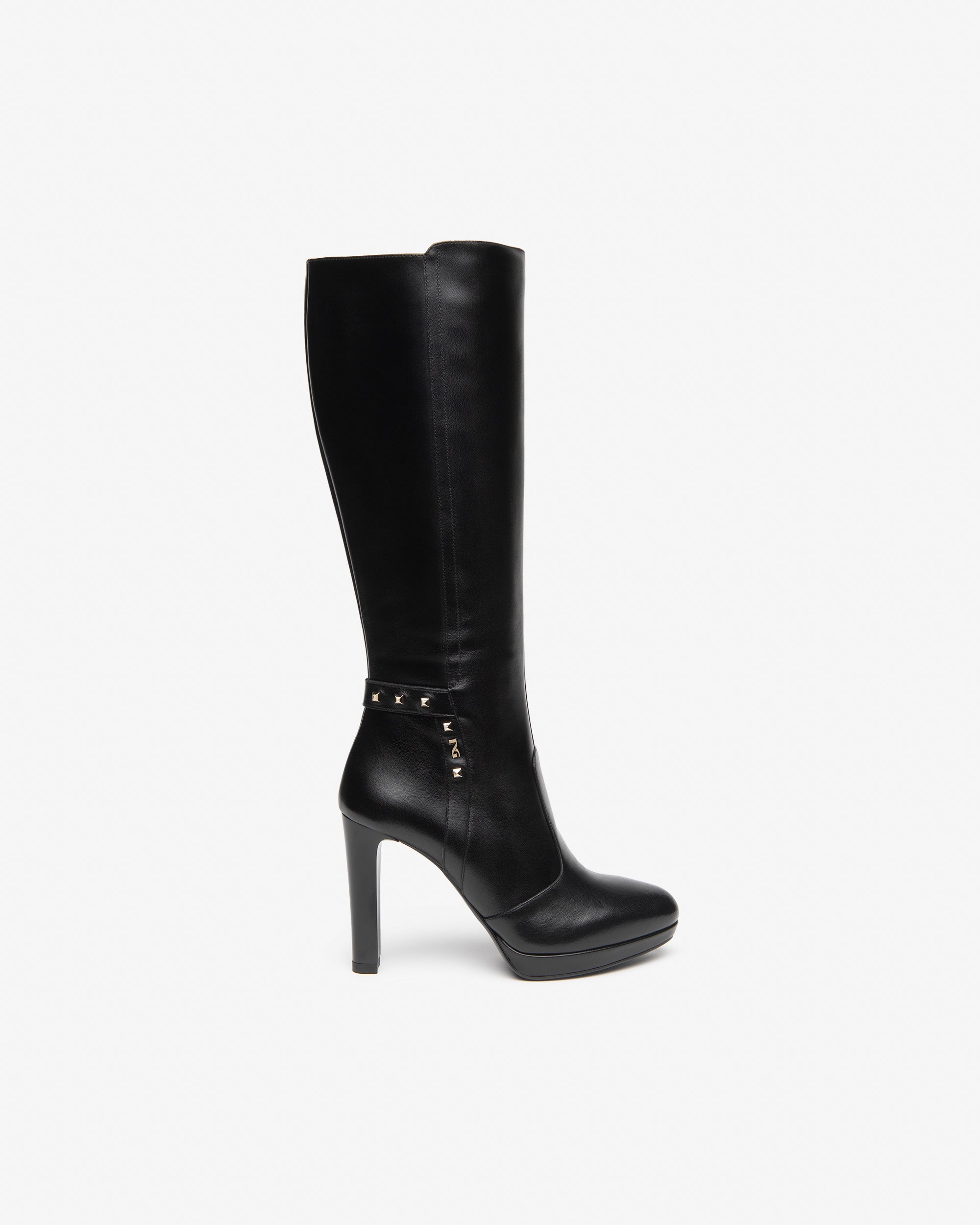 Nero Giardini Boots bottes cuir femme talon 10 cm