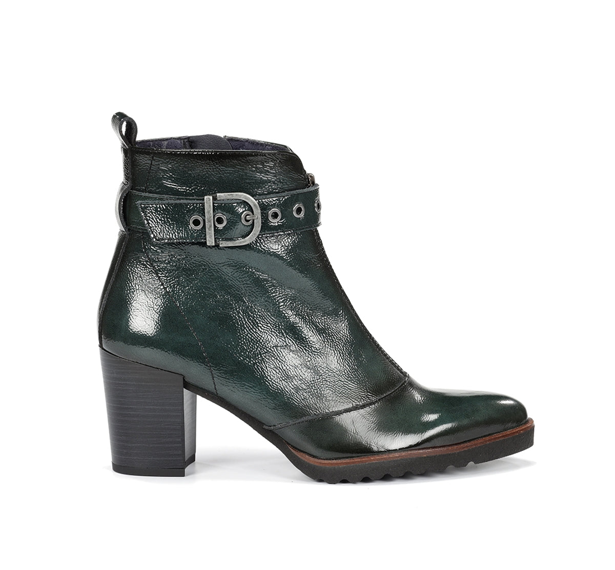 Dorking Thais D8300 bottines vert femme talon
