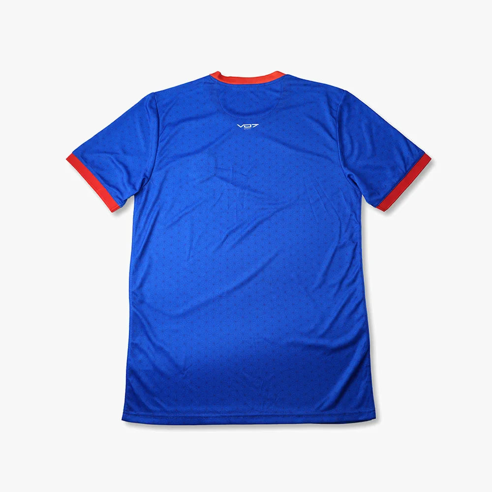 VO7 Japon Bleu maillot foot homme respirant