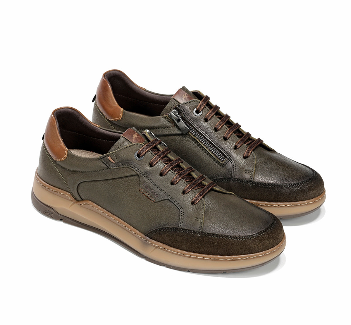 Fluchos Jeff F2510 chaussure verte homme casual