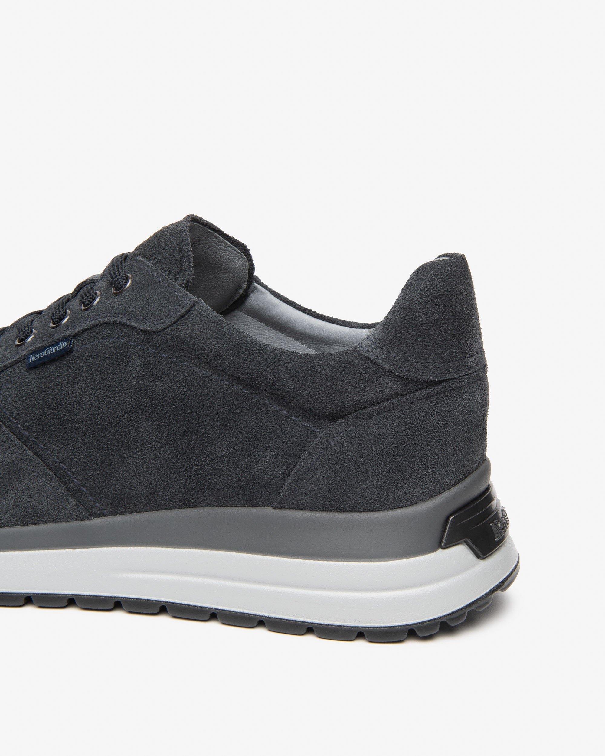 Nero Giardini Sneakers baskets daim homme lacets cuir