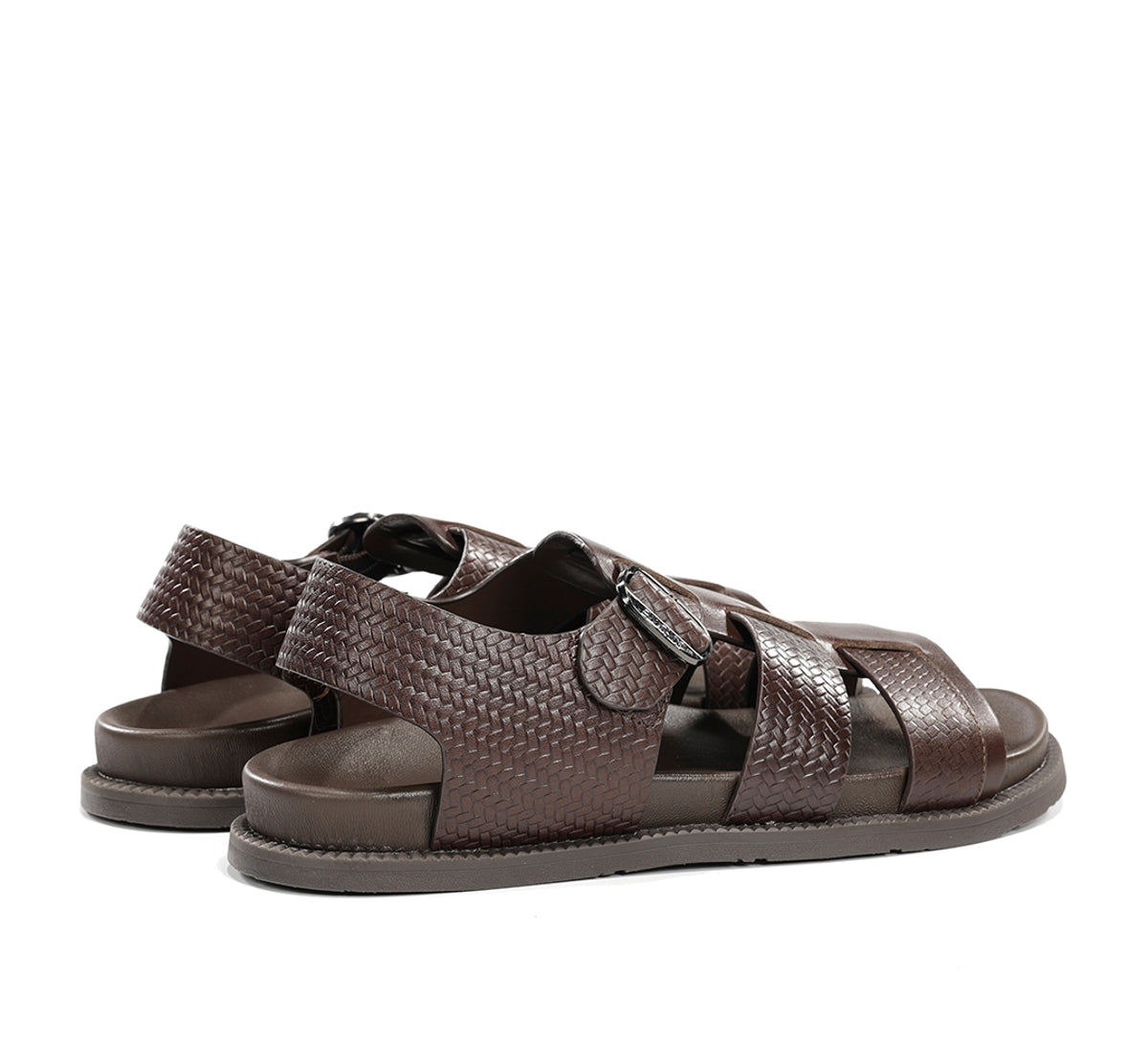 Fluchos Bari F2449 sandale homme marron cuir anatomique