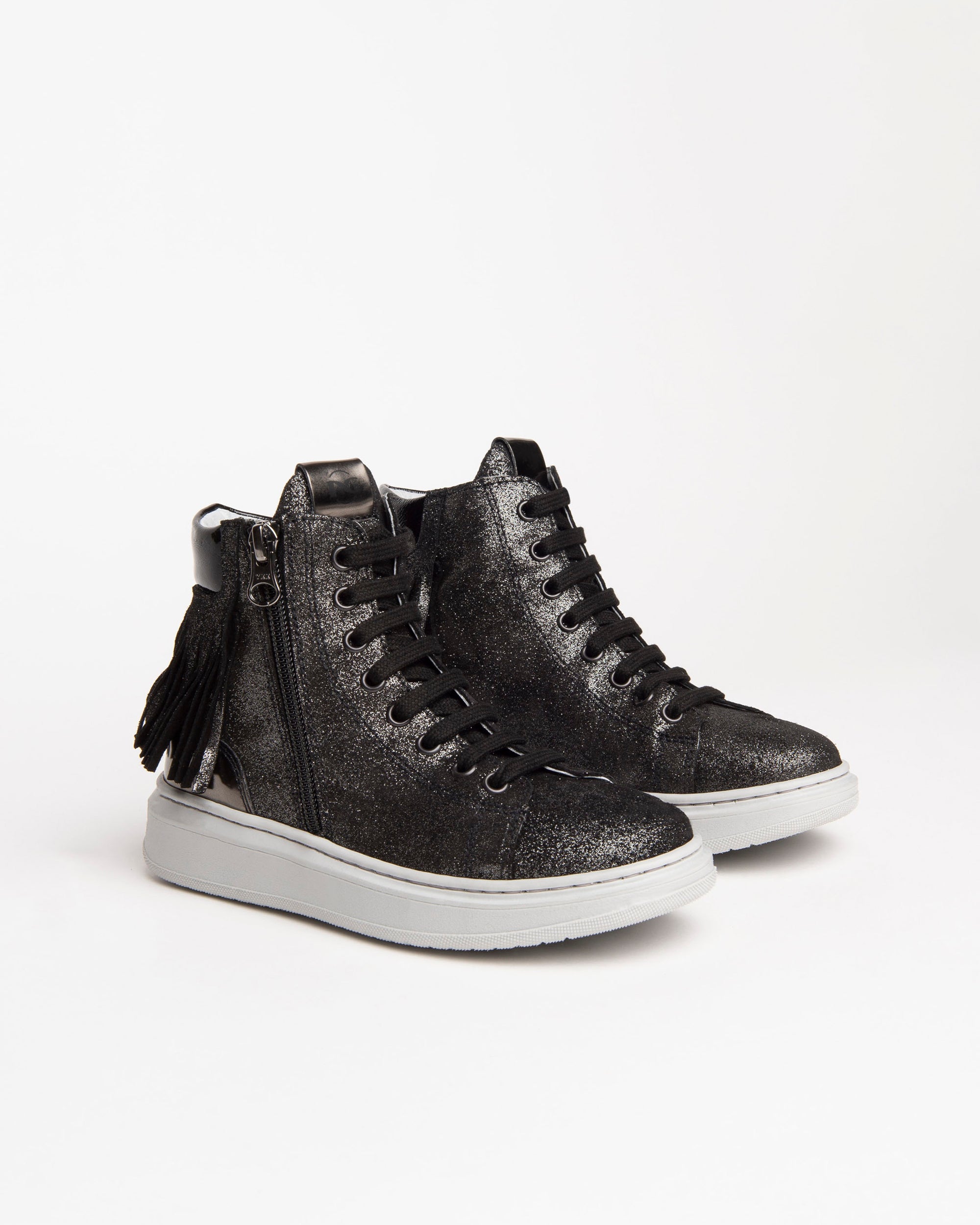 Nero Giardini Sneakers baskets cuir fille paillettes