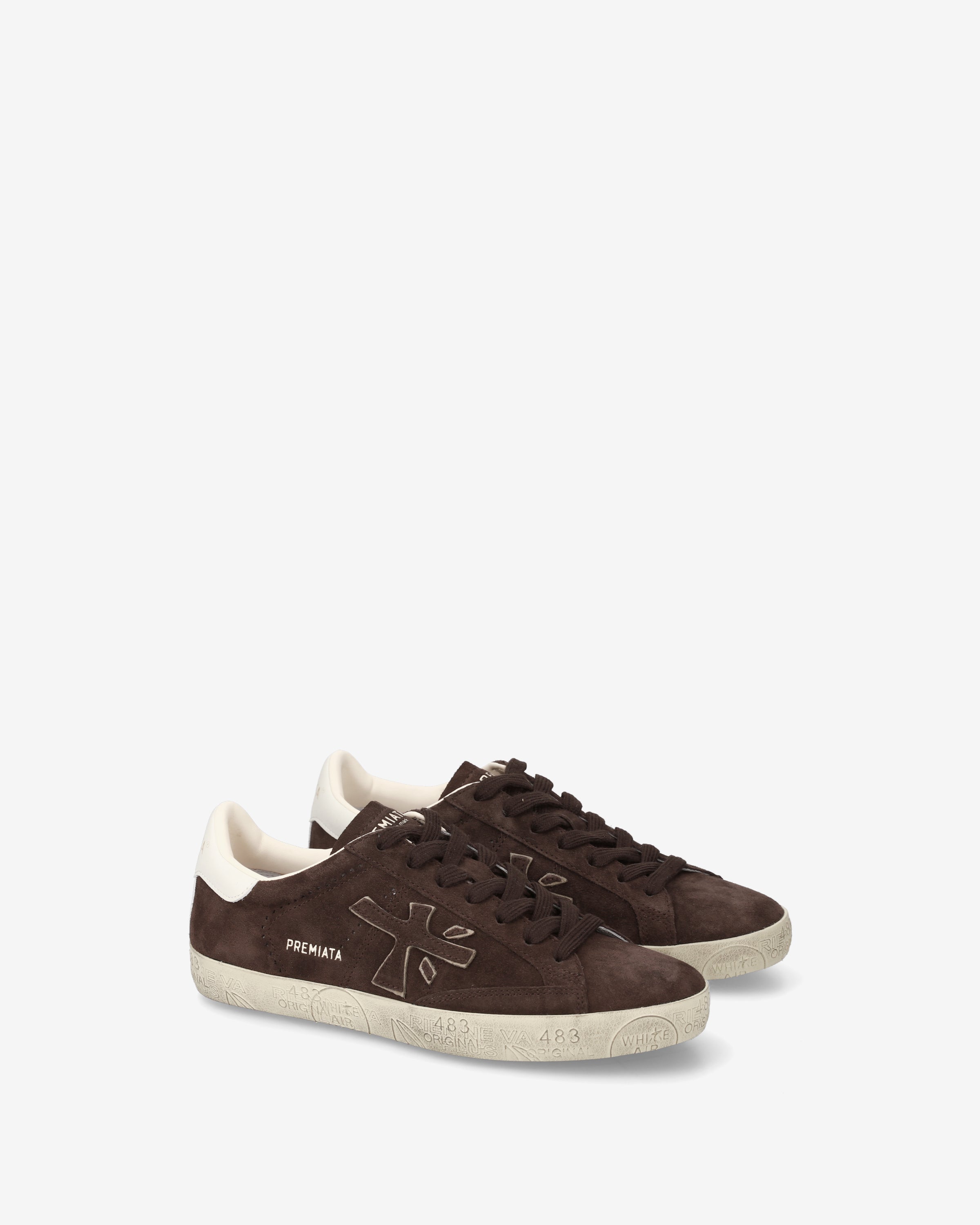 Premiata Stevend 7897 sneakers femme marron cuir suède