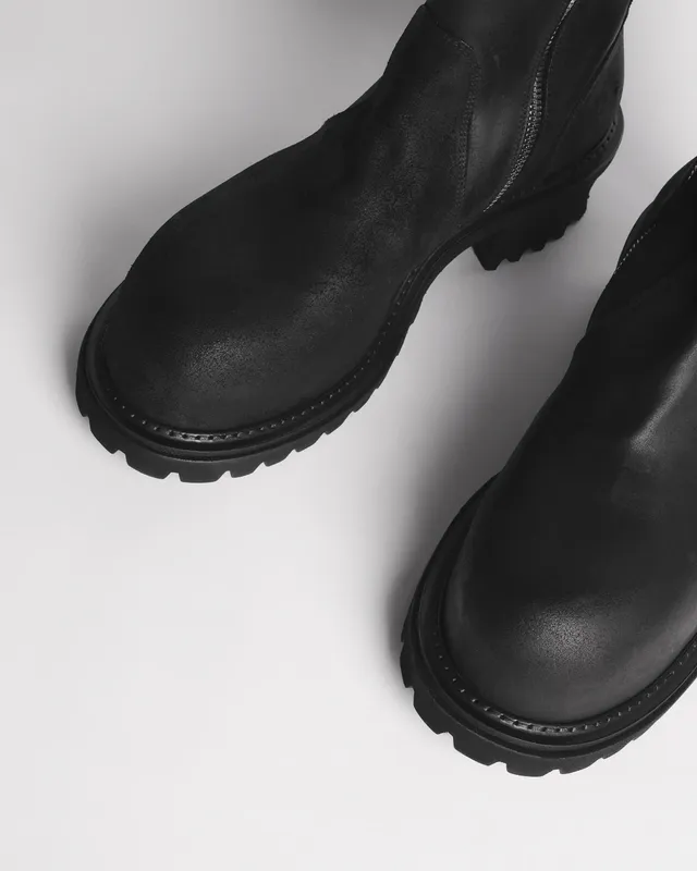 Premiata 017 boots cuir zip homme