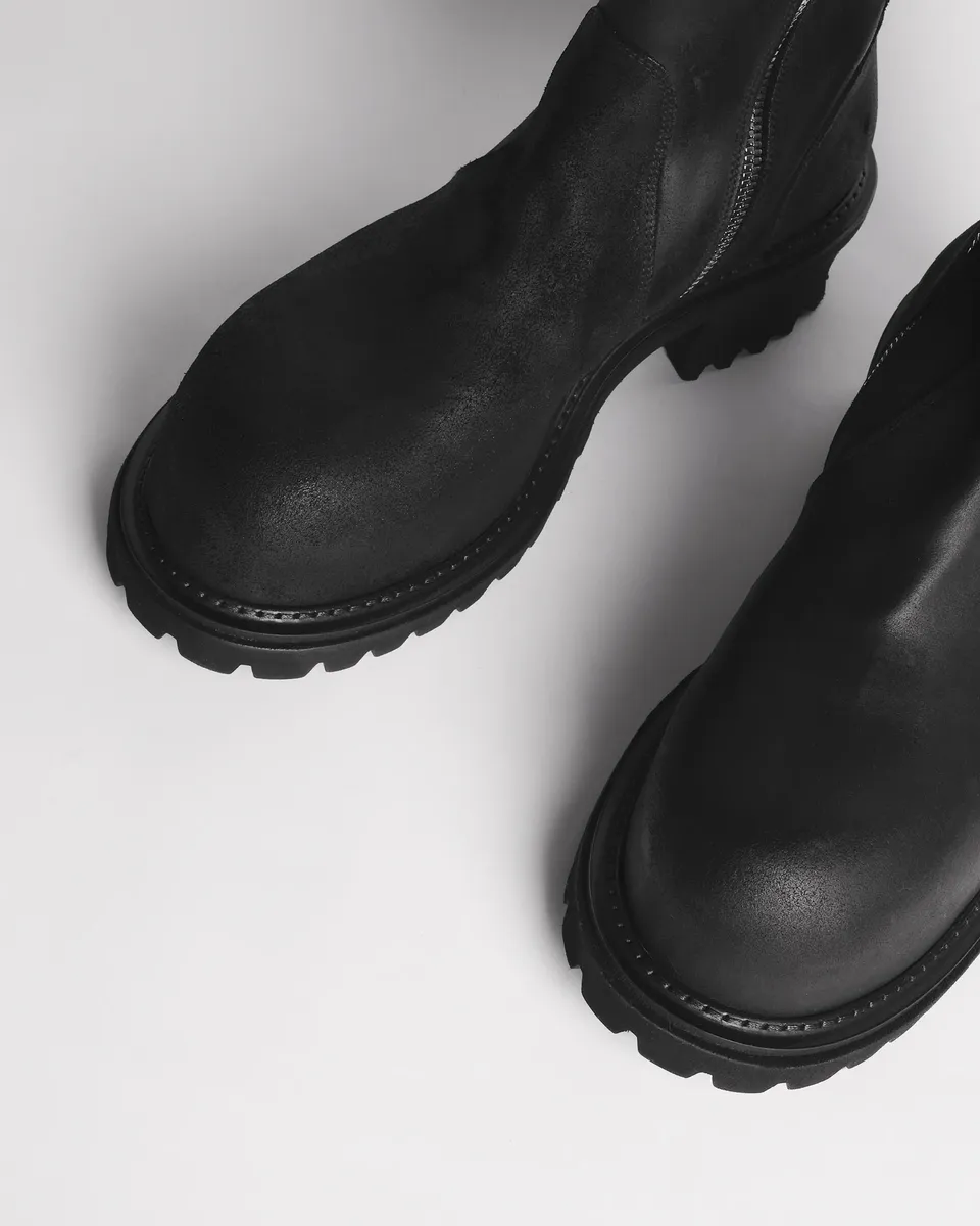Premiata 017 boots cuir zip homme
