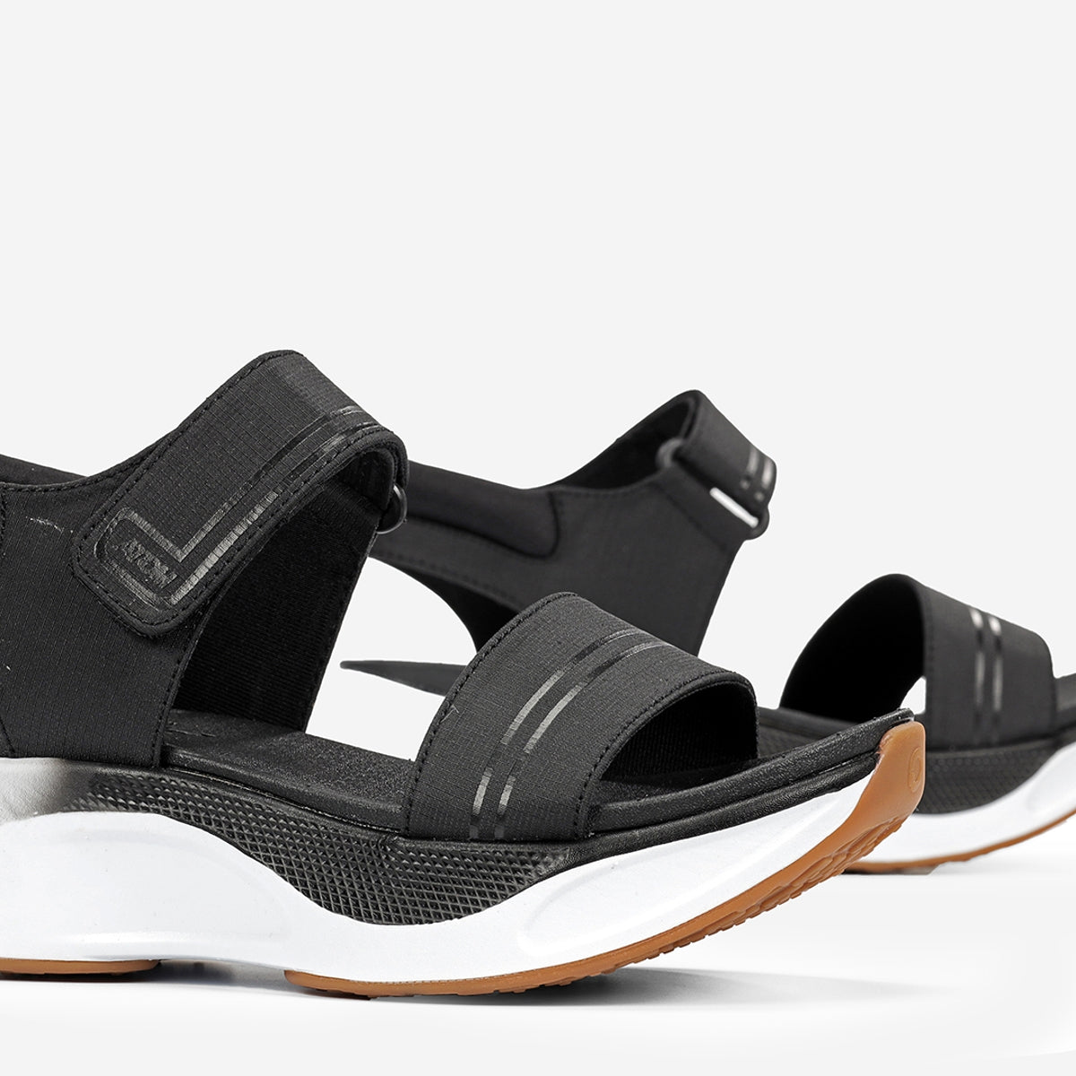 Fluchos Atom Fusion AT169 sandale femme noire sport