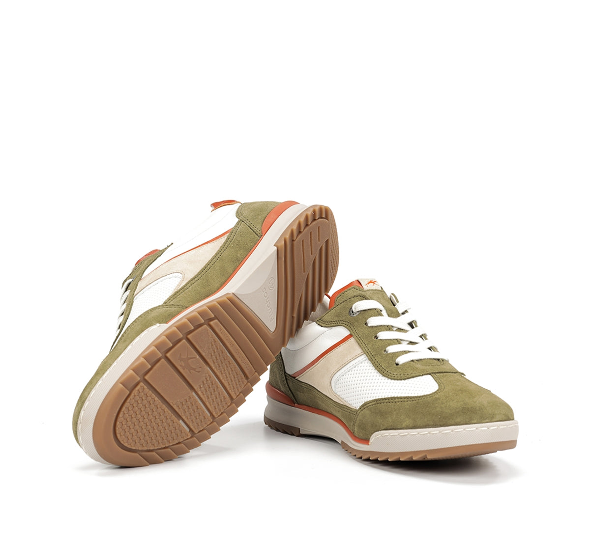 Fluchos Elder F2184 baskets vert homme cuir confort