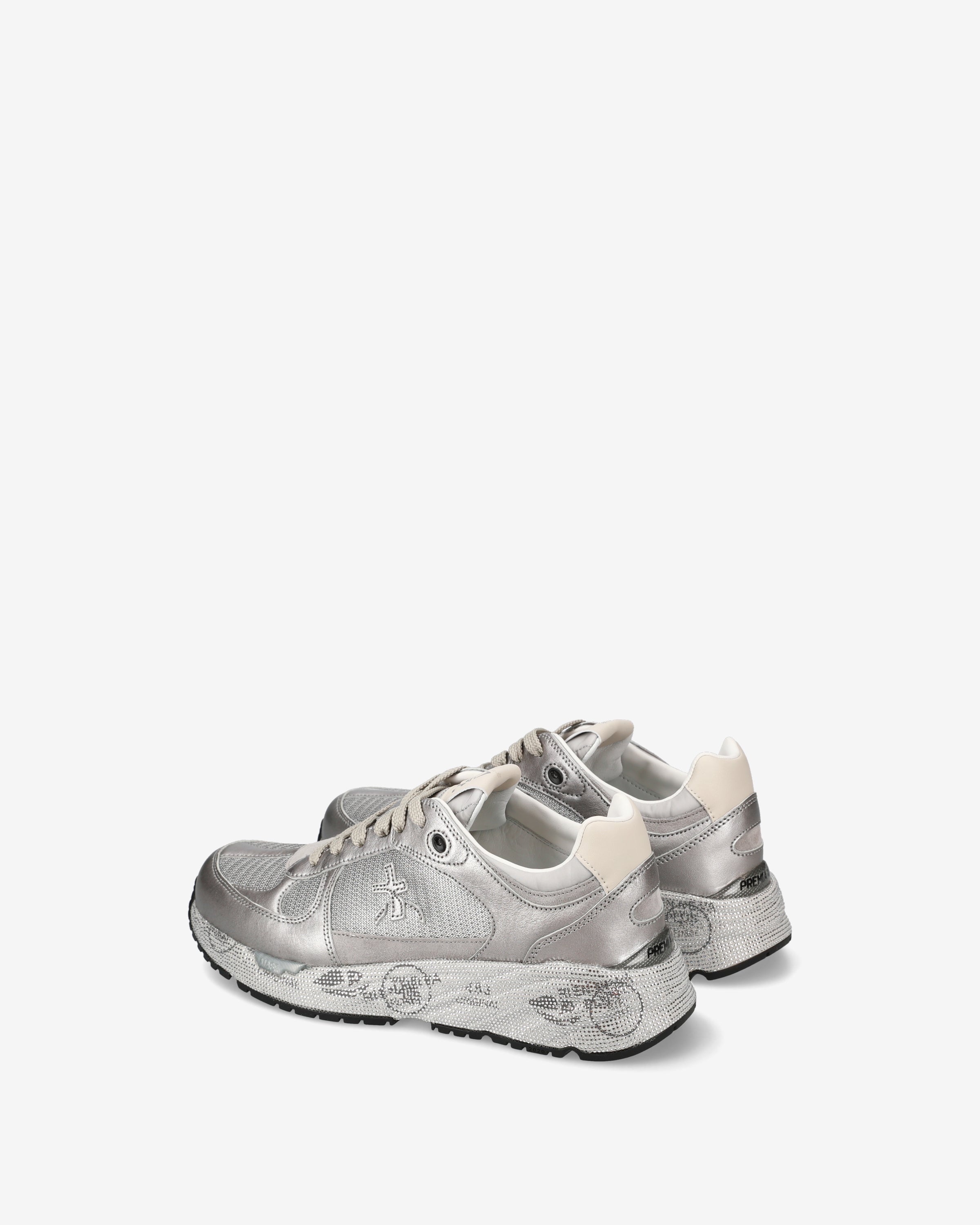 Premiata Mased 7093 sneakers argent métallisé